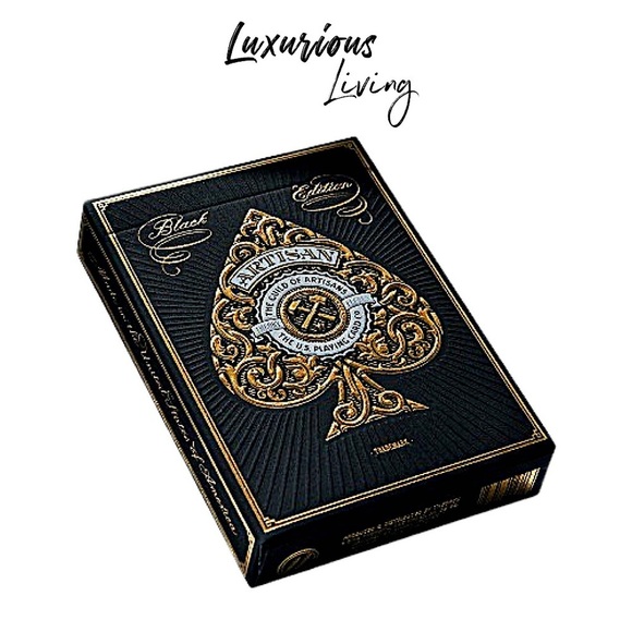 (3) Theory 11 Black Artisan Playing Cards 3-PACKS - Picture 2 of 5